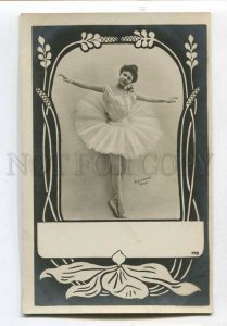 3060565 RUSSIAN BALLET Dancer ART NOUVEAU Photo REUTLINGER