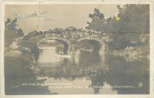 Bridges Strawberry Hill C-1910 Golden Gate Park San Francisco California 7180