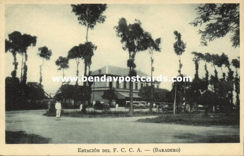 argentina, BARADERO, Estacion del F.C.C.A., Railway Station (1920s)