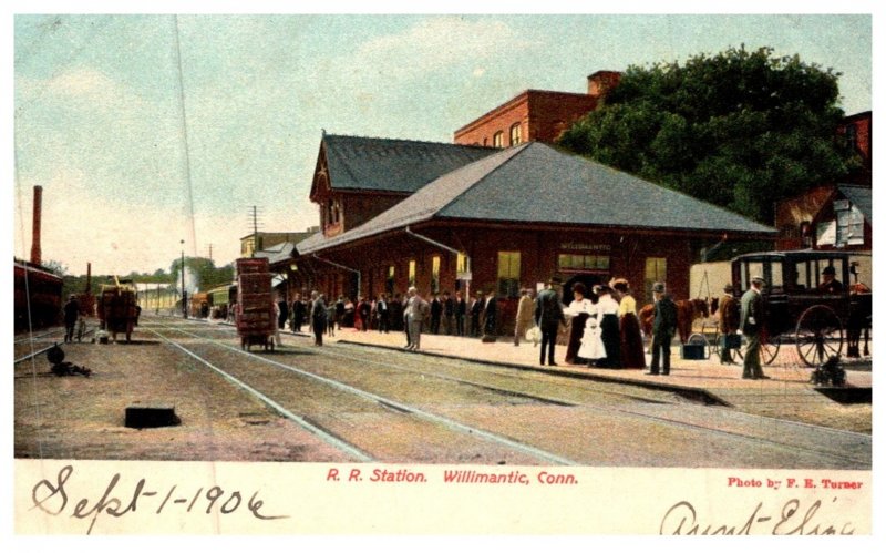 Connecticut Willimantic , Railroad Station