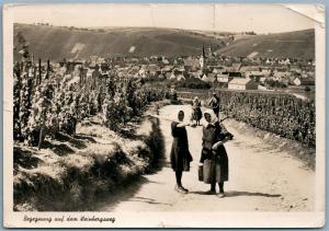 GERMAN WWII 1938 VINTAGE REAL PHOTO POSTCARD RPPC FRANKONIA MALERISCHE FRANKEN