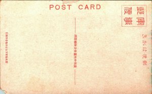 Chine Jiangsu Chemin de Fer Station Porte Rue Vue Unp 1910s Vtg Carte Postale