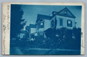 RUTHERFORD NJ STREET SCENE ANTIQUE REAL PHOTO POSTCARD RPPC