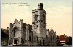 Church Of The Messiah Avenue Road Toronto Canada Parish Building Postcard