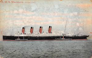 R.M.S. Mauretania Ocean Liner Ship Cunard Line Ship Steamer Unused 