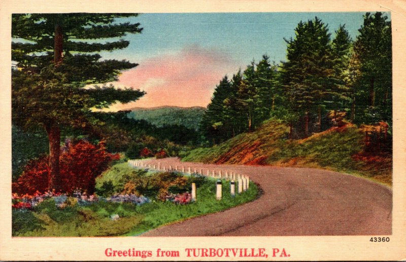 Pennsylvania Greetings From Turbotville