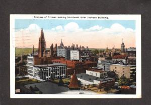 ON Ottawa looking Northeast Jackson Bldg Canada Carte Postale Ontario Postcard