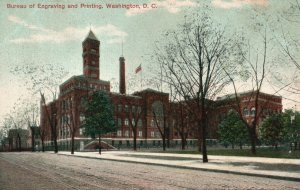 Washington D. C., Bureau of Engraving and Printing, Vintage Postcard