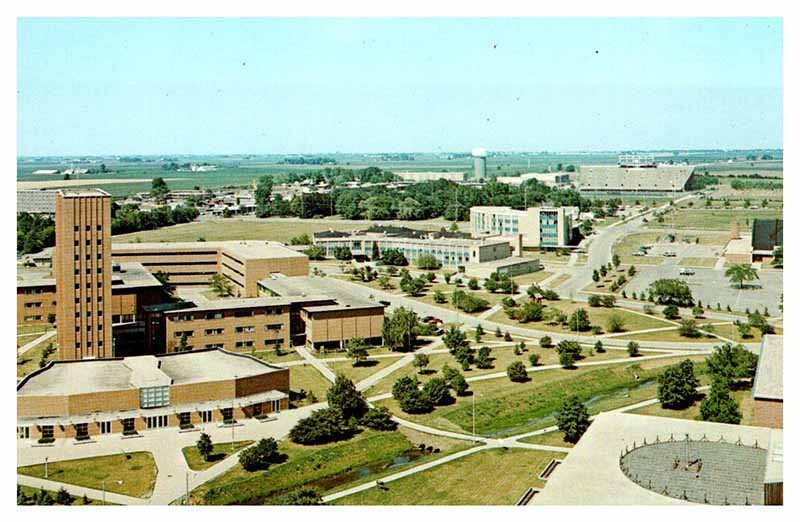 Postcard SCHOOL SCENE Dekalb Illinois IL AS1126