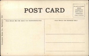 Tolchester Beach Maryland MD New Bath House c1910 Postcard