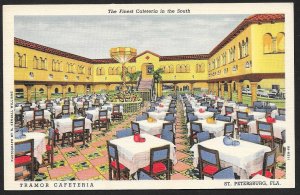 Finest Cafeteria in the South Tramor Cafeteria St Petersburg Florida Unused 1939