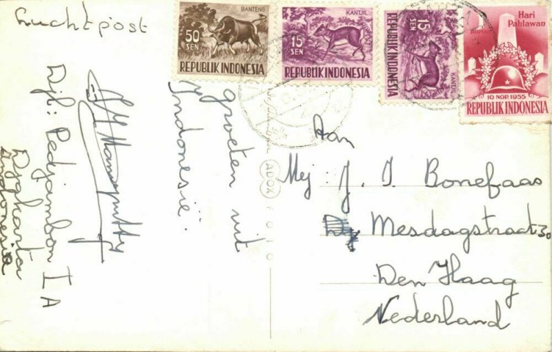 indonesia, JAVA JAKARTA, Dewan Perwakilan Rakjat (1957) RPPC Postcard