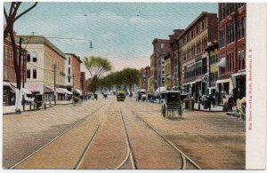 13088 Trolley Car on Elm Street, Manchester, New Hampshire