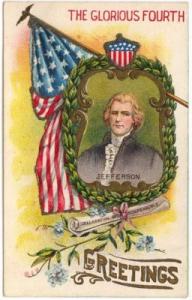 Fourth of July Greetings PC, Thomas Jefferson