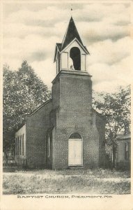 1908 Piedmont Missouri Baptist Church religious Postcard 25-9679
