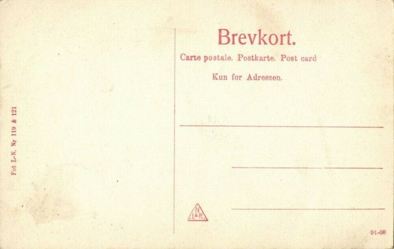 norway norge, ÅMOT AAMOT, Skolen, Kapel (1910s) Postcard