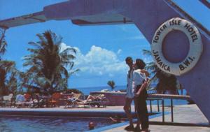 Tower Isle Hotel Jamaica BWI Swimming Pool Unused Postcard D15