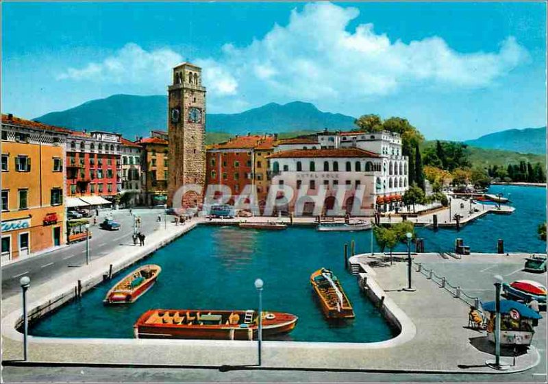 Postcard Modern Riva lago di garda Charter