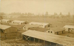 Boland Camp Lewis Scene Tacoma Washington C-1910 RPPC Photo Postcard 7495