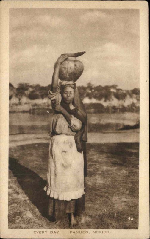 Panuco Mexico MX Indigenous Culture Native Woman c1940s Postcard