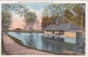 Indiana Indianapolis Scene In Fairview Park