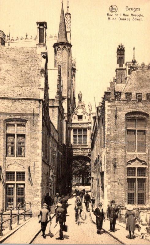 Belgium Brussells La Rue de l'Ane Aveugle