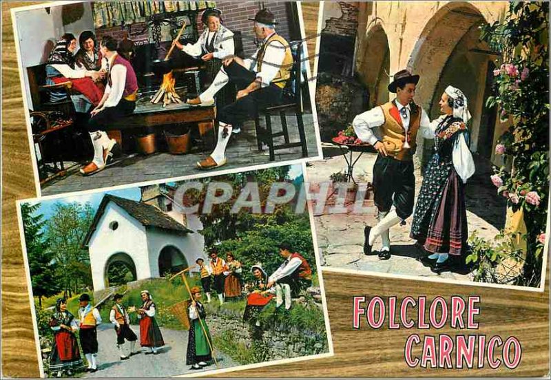 Postcard Modern Folklore Carnico