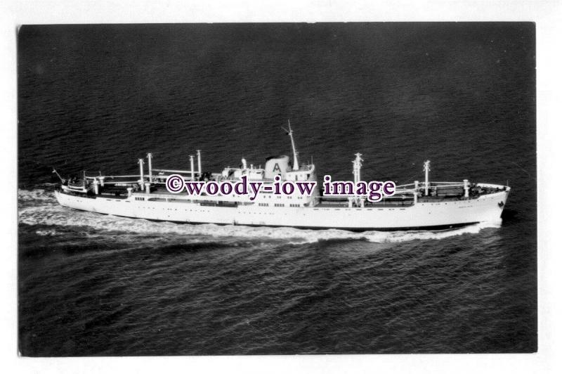 pf4593 - Spanish Cargo Ship - Monte Ulia , built 1952 - postcard