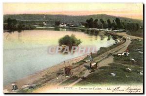 Vichy - A view of the & # 39Allier - Old Postcard