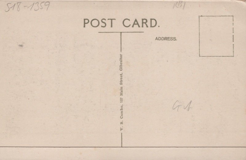 Gibraltar Kingsway Vintage Postcard 09.82