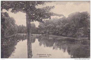 DELAWARE, Ohio, 1900-1910's; Greenwood Lake