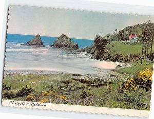 Postcard Heceta Head Lighthouse Oregon Coast Oregon USA