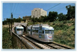 Department Store Subway at Sky High Fort Worth Texas TX Unposted Postcard