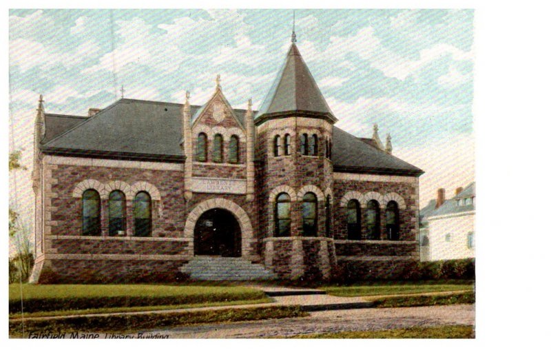 Maine  Fairfield , Library