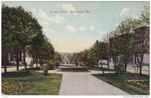 BALTIMORE, Maryland, 1900-1910´s; Eutaw Place
