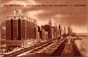 Illinois Chicago The Stevens Hotel 1941