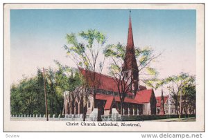 MONTREAL, Quebec, Canada, 1900-1910's; Christ Church Cathedral