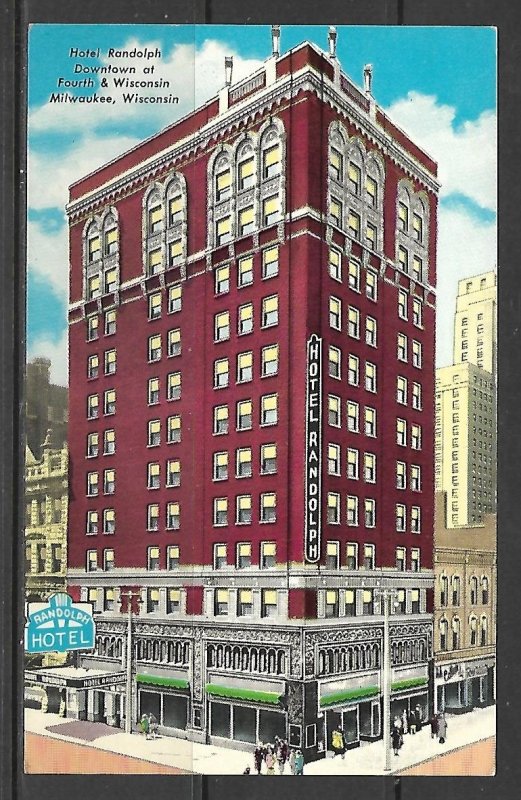 Wisconsin, Milwaukee - Randolph Hotel - [WI-192]