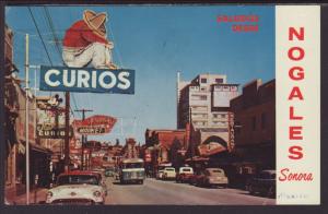 Street Scene,Nogales,Sonora,Mexico Postcard BIN