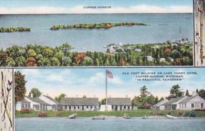 Michigan Copper Harbor Old Fort Wilkins On Lake Fanny Hooe