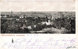Kaiserslautern Germany Totalansicht Panoramic View 1906 Postcard