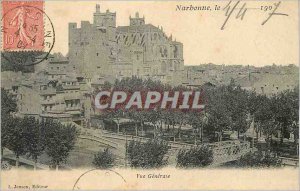 Old Postcard Narbonne 1907 Vue Generale