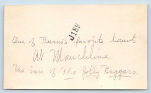 RPPC Inn of the Jolly Beggers Milnathorte Ayrshire Scotland UK Real Photo