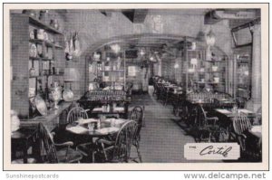 Dining Room Interior The Cortile Restaurant West 44th Street New York City 1949