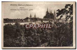 Postcard Old Praha Hradceny z Belvederu