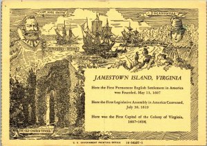 Virginia Jamestown Island Founded 1607