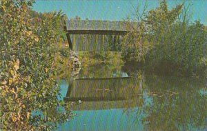 Covered Bridge Tunbridge Old Covered Wood Bridge Known As The Martin Bridge I...