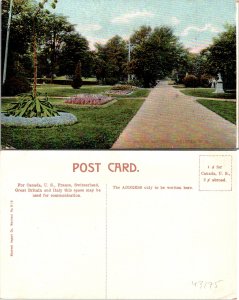 Halifax NS Public Gardens Postcard Unused (43175)