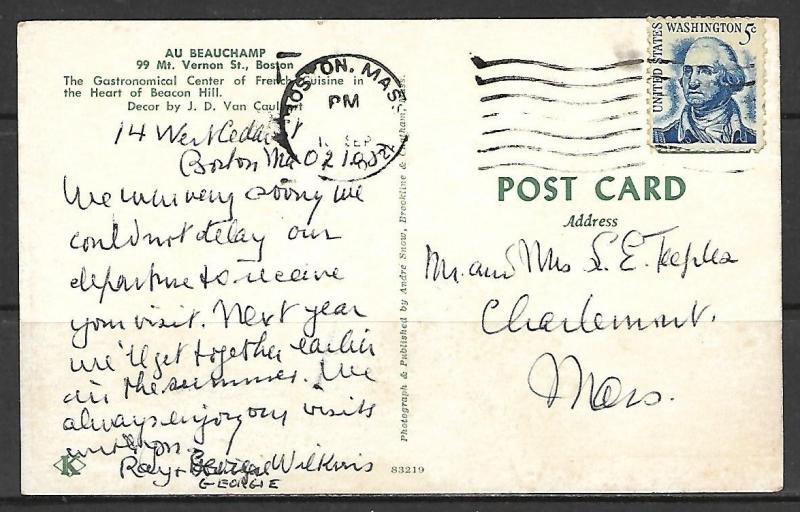 Massachusetts, Boston - Au Beauchamp Beacon Hill - [MA-331]