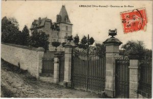 CPA AMBAZAC Chateau de-St-Roch (806587)